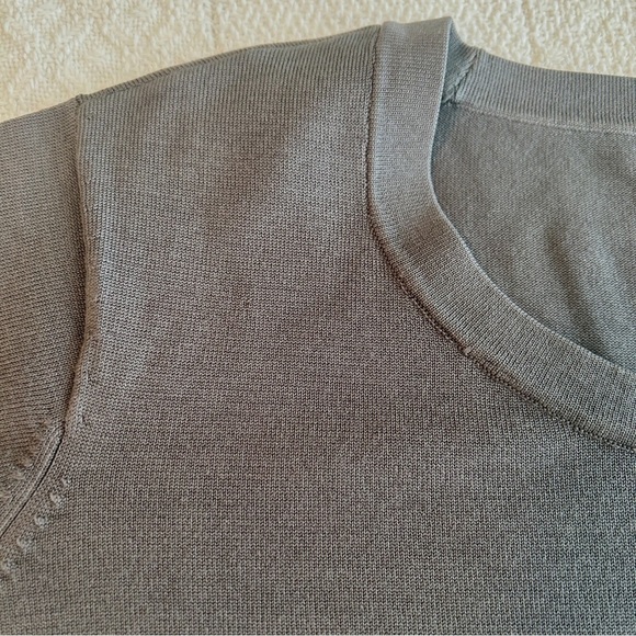 Jones New York Sweater Grey Silk Blend Pullover Short Sleeves Soft Plus size 2X - Picture 9 of 14